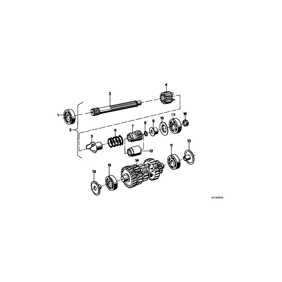 Genuine BMW 23212302327 Drive Shaft D=20MM (Inc. R45/N, R 80 G/S & R45T/N) | ML Performance UK