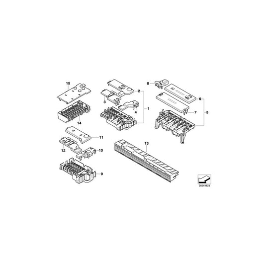 Genuine BMW 61138367251 E38 Cover, Fuse Box (Inc. 740iL, 730i & 750i) | ML Performance UK Car Parts