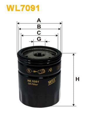 WIX Filters WL7091 Oil Filter