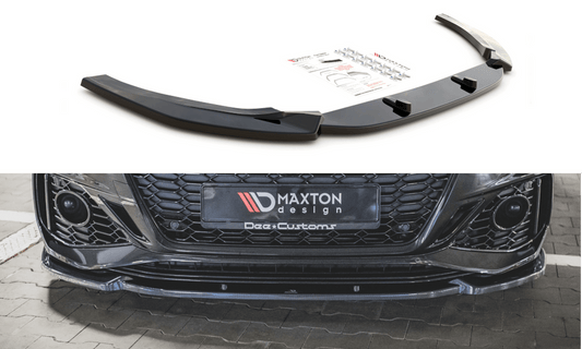Maxton Design AU-RS5-2F-FD2T Front Splitter V.2 Audi RS5 F5 (Facelift) | ML Performance UK Car Parts