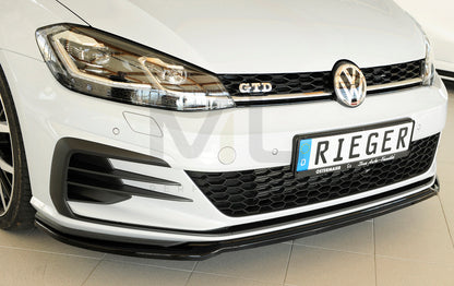 Rieger 00088148 VW Mk7 Golf Front Splitter (GTI, GTD & GTE) 2 | ML Performance UK Car Parts