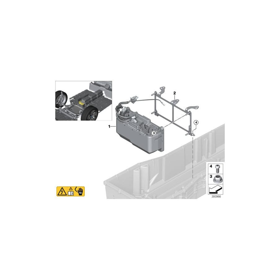 Genuine BMW 61278634209 Safety Box With Wiring Harness, Sealed (Inc. i8) | ML Performance UK Car Parts