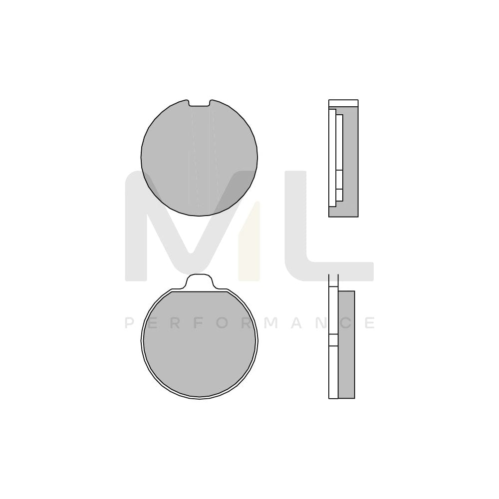 Brembo Carbon Ceramic, Road 07Su0125 Brake Pad Set Front And Rear | ML Performance Car Parts