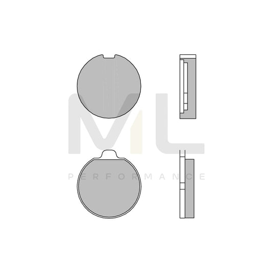 Brembo Carbon Ceramic, Road 07Su0125 Brake Pad Set Front And Rear | ML Performance Car Parts