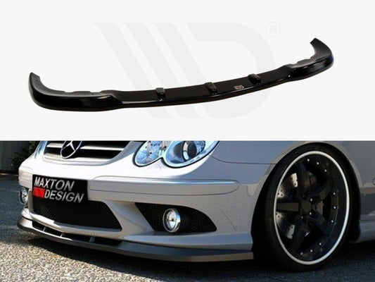 Maxton Design ME-CLK-209F-AMG-FD1T Front Splitter Mercedes CLK W209 for Amg (2006-2009) | ML Performance UK Car Parts
