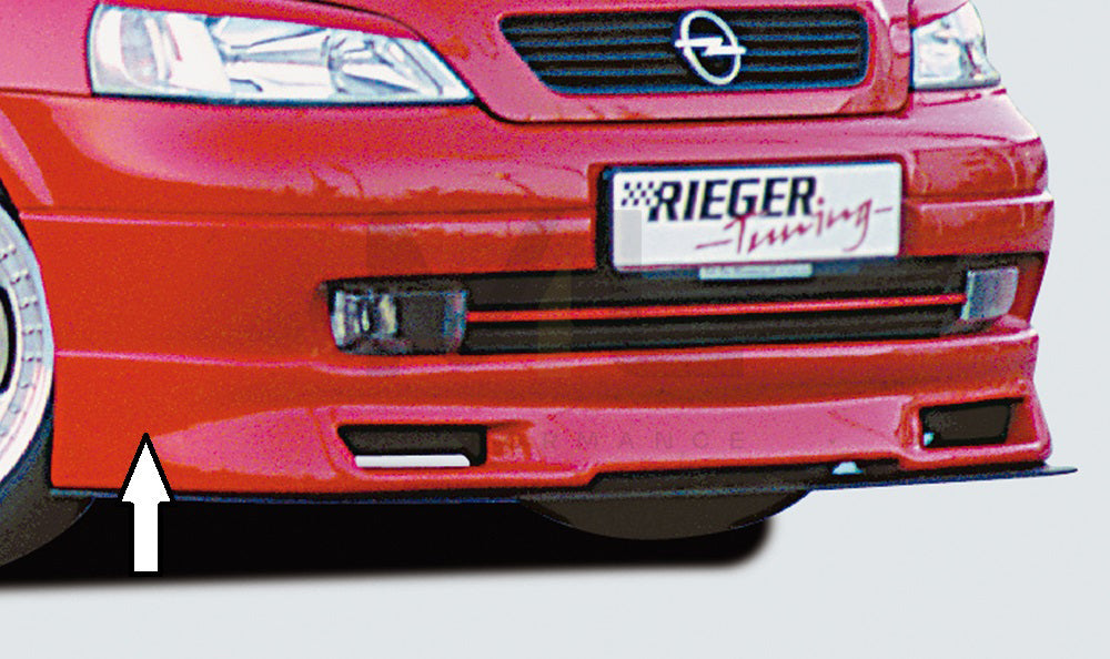 Rieger 00051101 Opel Astra G Front Splitter 1 | ML Performance UK Car Parts