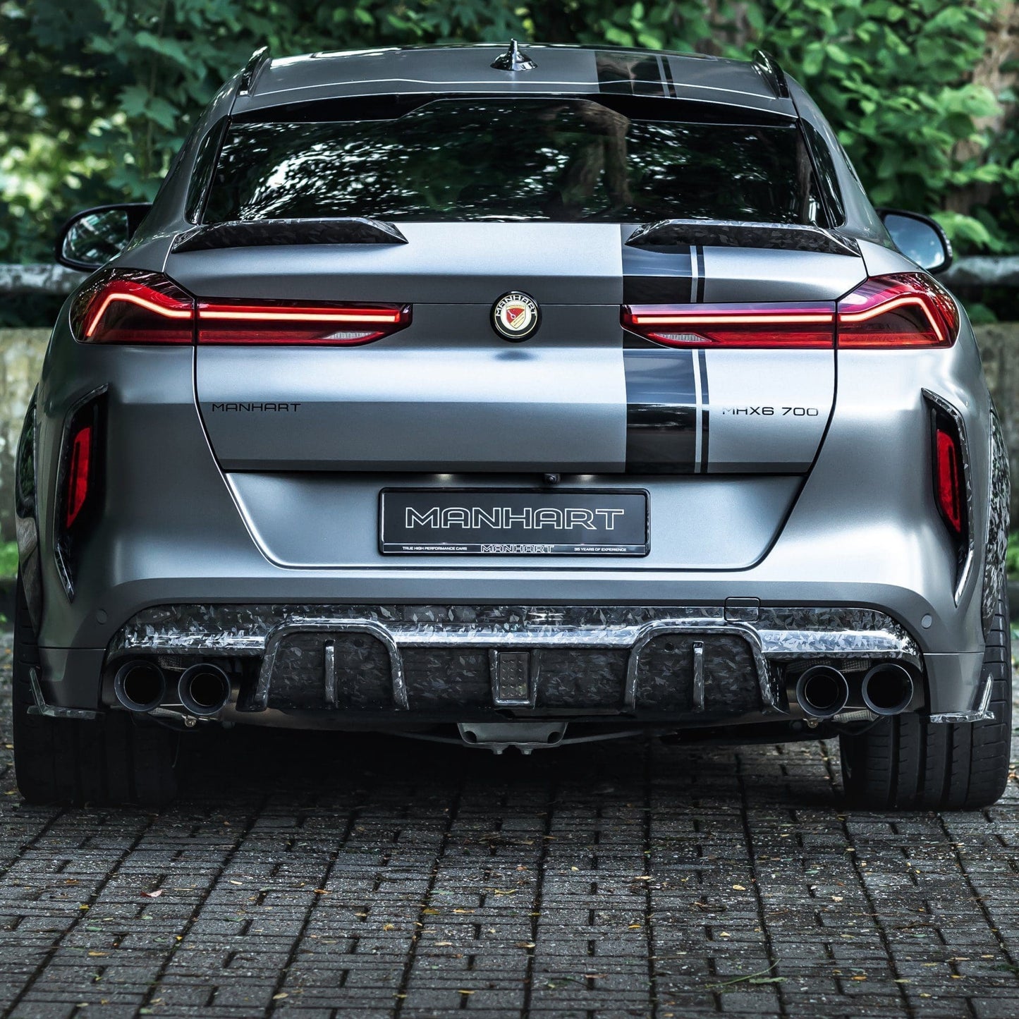 MANHART MH3F9611005 FORGED CARBON REAR DIFFUSER FOR BMW F96 X6M (COMPETITION)
