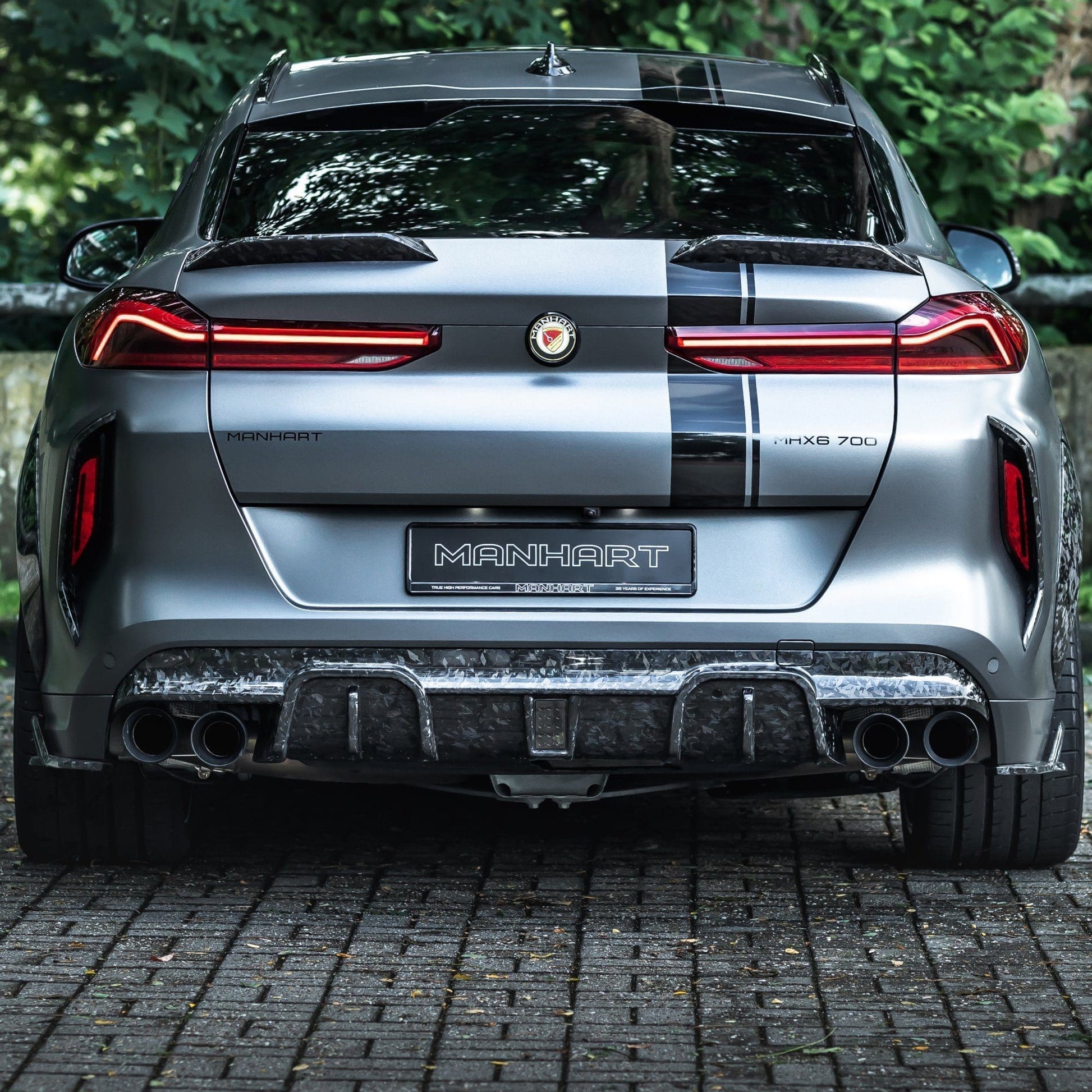 MANHART MH3F9611005 FORGED CARBON REAR DIFFUSER FOR BMW F96 X6M (COMPETITION)