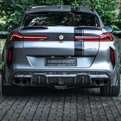 MANHART MH3F9611005 FORGED CARBON REAR DIFFUSER FOR BMW F96 X6M (COMPETITION)