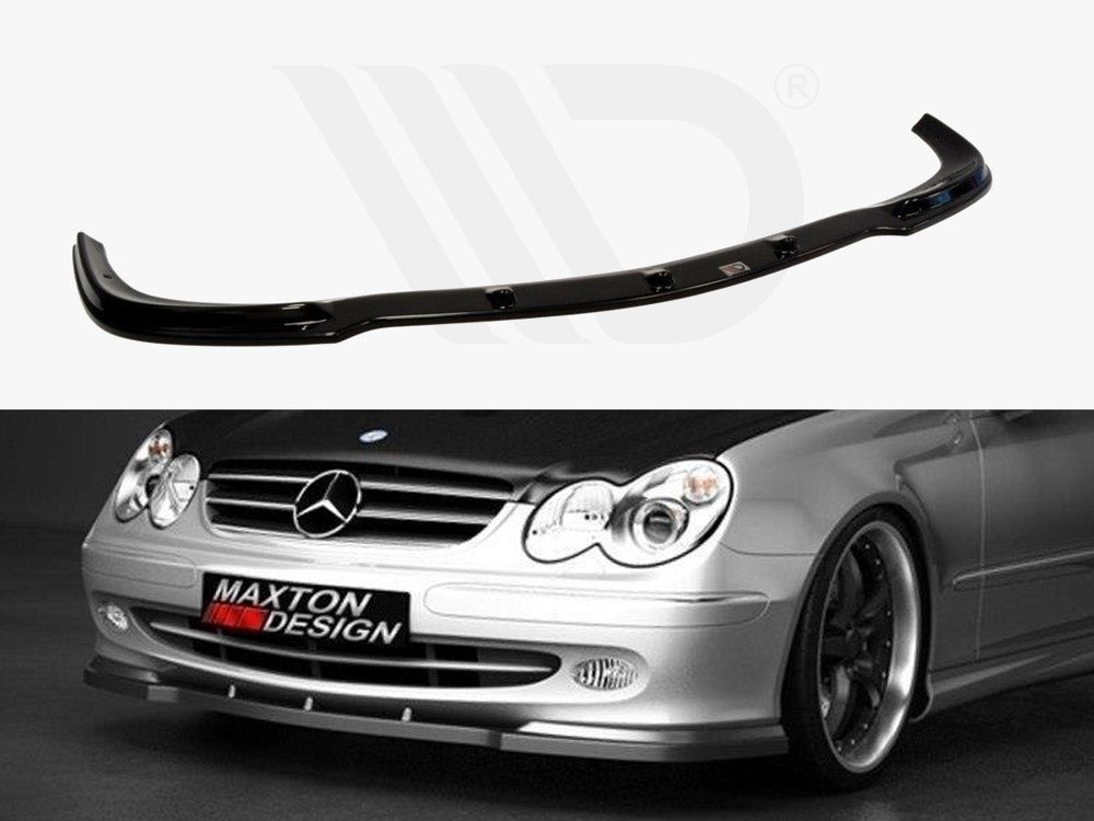 Maxton Design ME-CLK-209-FD1T Front Splitter Mercedes CLK W209 | ML Performance UK Car Parts
