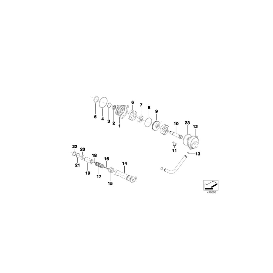 Genuine BMW 23008423127 Shim OIL PUMP GBX (Inc. M6 GT3) | ML Performance UK