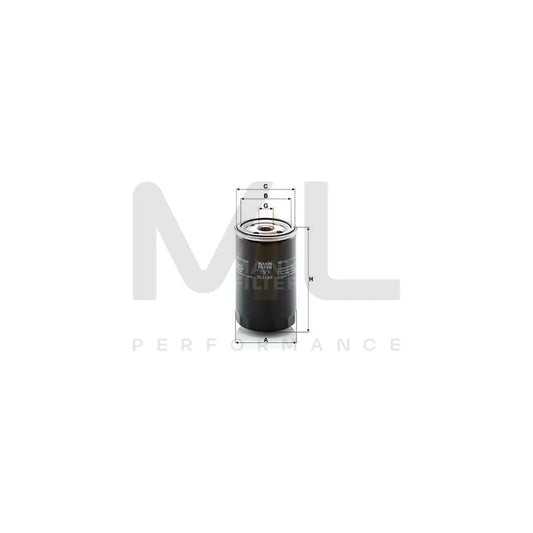 MANN-FILTER W 719/4 Oil Filter Spin-on Filter, with one anti-return valve | ML Performance Car Parts