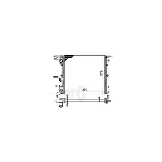 Abakus 0420170019 Engine Radiator | ML Performance UK