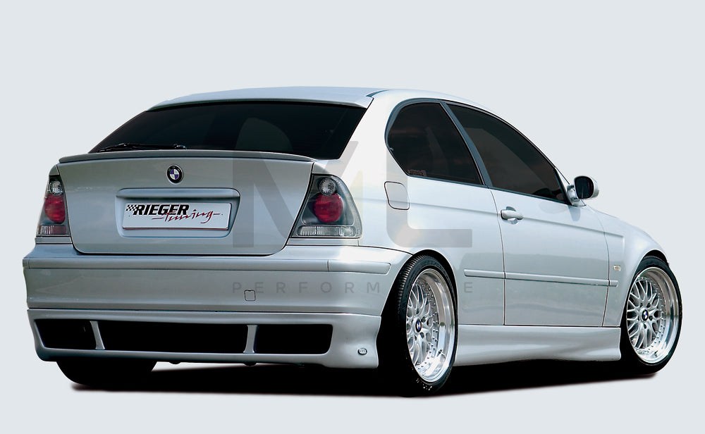 Rieger 00050307 BMW 3 Series E46 Rear Diffuser 3 | ML Performance UK Car Parts