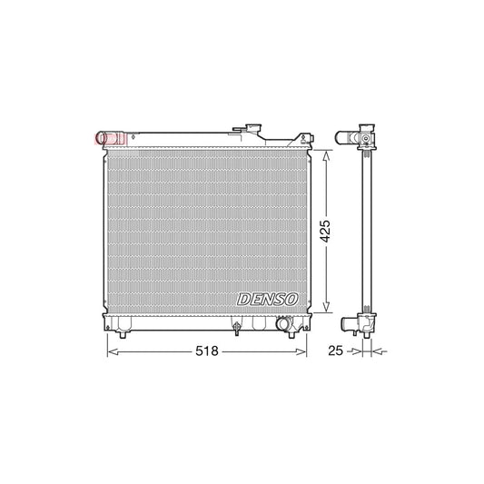 Denso DRM47037 Drm47037 Engine Radiator | ML Performance UK