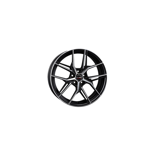 Borbet QX 8.5x20 ET45 QX 852045114,3572,5BPM Matt Black Polished Wheel | ML Performance UK Car Parts