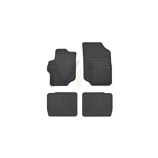 FROGUM Tailored 0643 Floor mat set Elastomer, Front and Rear, Quantity: 4, Black | ML Performance Car Parts