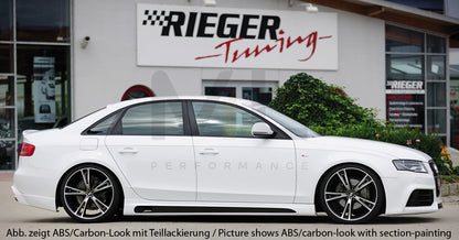 Rieger 00055504 Audi B8 B81 Side Skirt (A4 & S4) 5 | ML Performance UK Car Parts