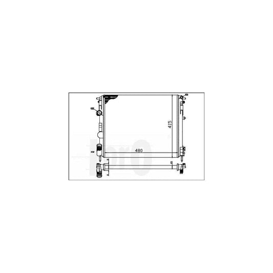 Abakus 0420170010 Engine Radiator | ML Performance UK