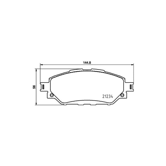 Hella 8FH 351 331-714 Heater Matrix