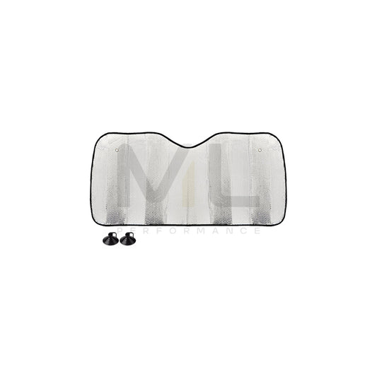 AMiO 01532 Car sun shade Silver, PE (Polyethylene), Quantity: 1 | ML Performance Car Parts