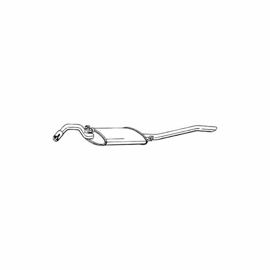 Bosal 279-407 Rear Silencer For Seat Toledo I Hatchback (1L)