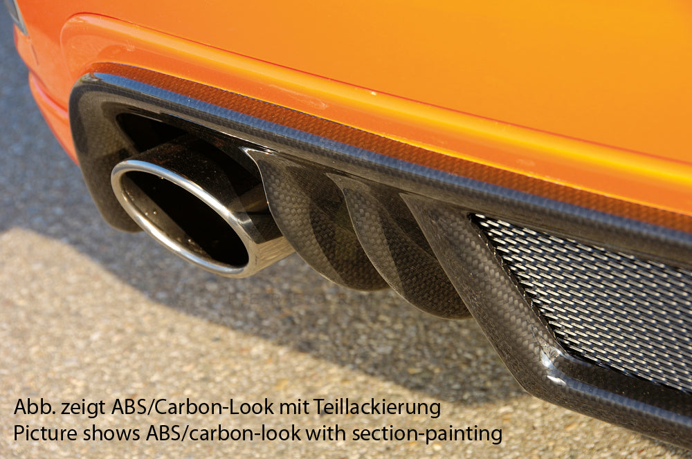 Rieger 00034148 Ford Focus 2 ST Rear Diffuser 4 | ML Performance UK Car Parts