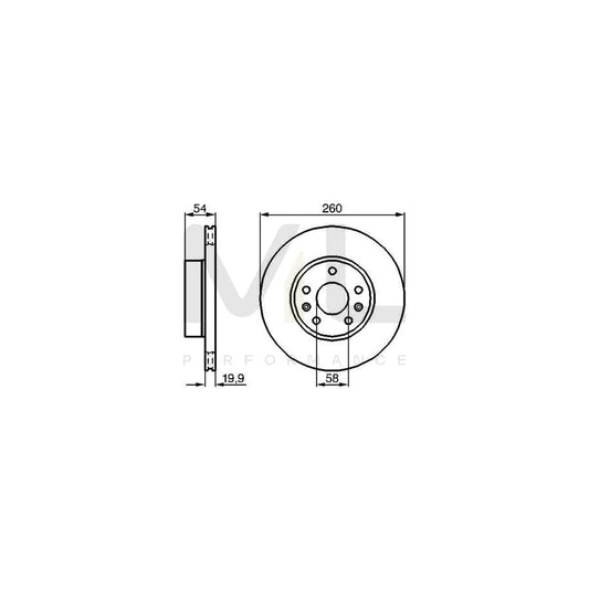 BOSCH 0 986 478 218 Brake Disc for CITROEN CX Internally Vented, Vented, Oiled | ML Performance Car Parts