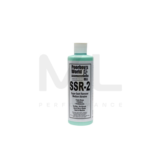 Poorboys Super Swirl Remover Ssr 2.0 473Ml