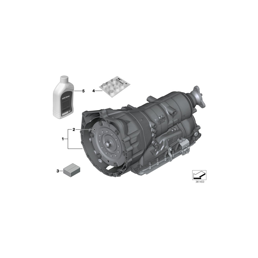 Genuine BMW 24007573806 E85 E86 E87 Exch. Automatic Transmission Eh GA6HP19Z (Inc. 130i & Z4 3.0si) | ML Performance UK