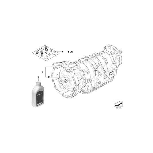 Genuine BMW 24007523281 E46 E83 Exch. Automatic Transmission Eh A5S 390R - YX (Inc. 330xi & X3 3.0i) | ML Performance UK