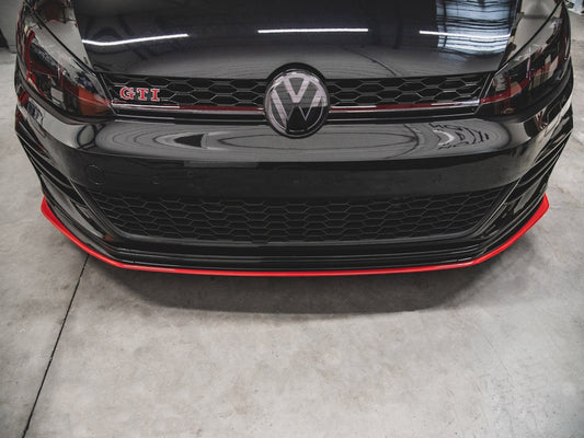 Maxton Design VW-GO-7F-GTI-TCR-FD1RED Front Splitter VW Golf MK7.5 GTI Tcr | ML Performance UK Car Parts