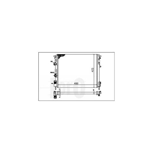 Abakus 0420170006 Engine Radiator | ML Performance UK