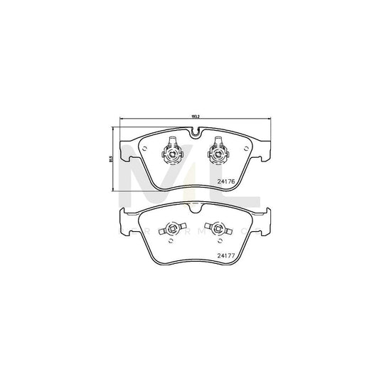 Hella 8DB 355 020-031 Brake Pad Set Prepared For Wear Indicator | ML Performance Car Parts