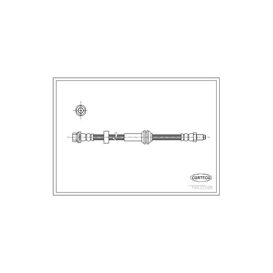 Corteco 19032288 Brake Hose For Ford Focus Mk1 Hatchback (Daw, Dbw) | ML Performance UK