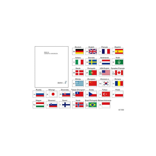 Genuine BMW 01402925716 Owner's Manual For HU (Inc. i8) | ML Performance UK Car Parts