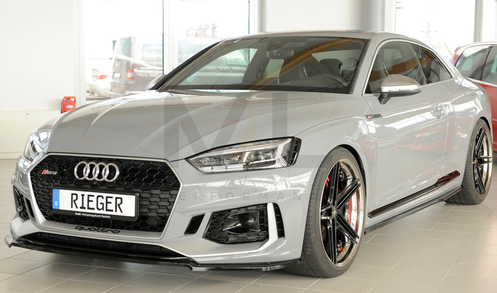 Rieger 00088207 Audi B9 F5 RS5 Side Skirt Splitter 10 | ML Performance UK Car Parts