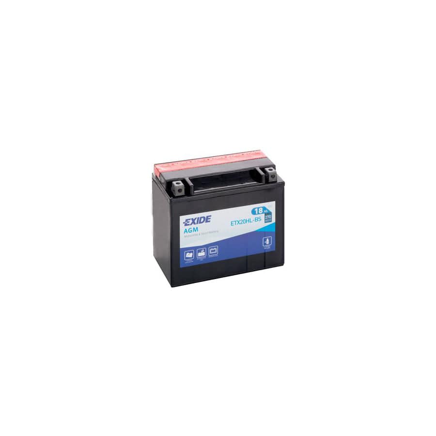 Exide ETX20HL-BS 12V Motorcycle Battery | ML Performance UK Car Parts