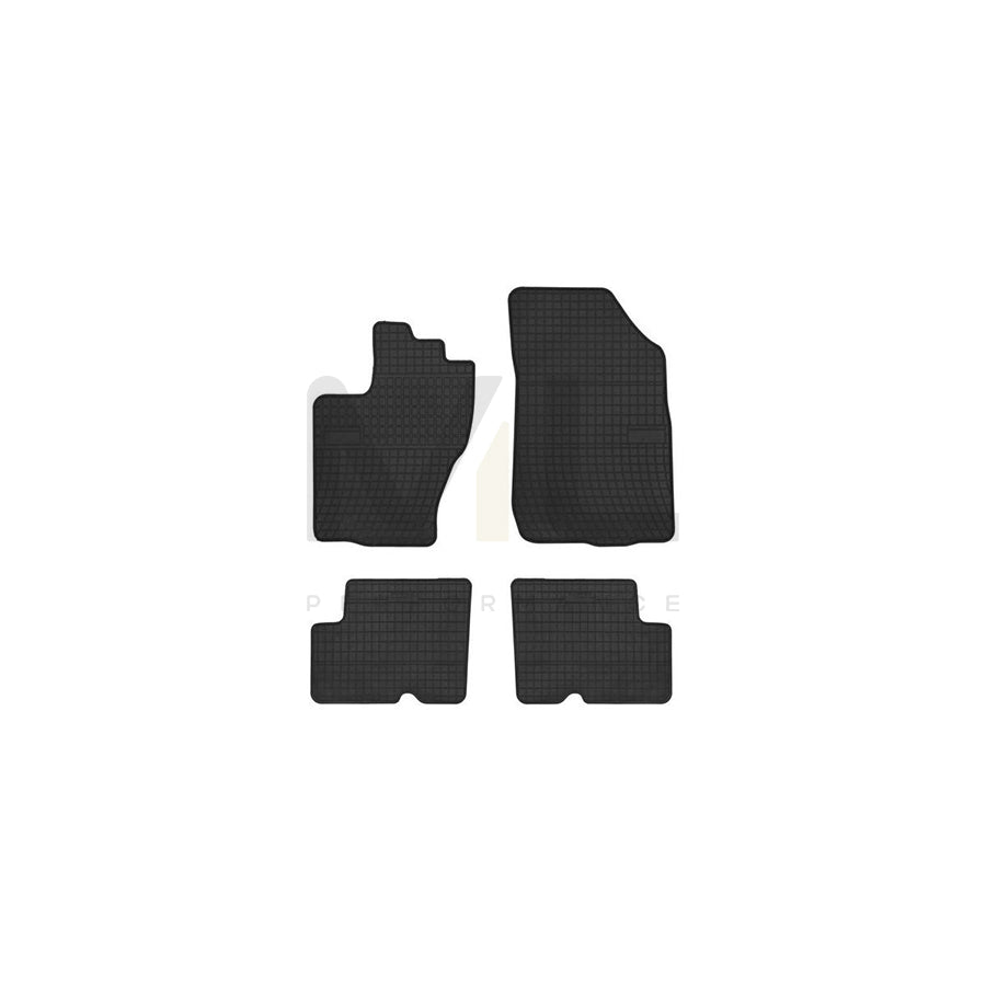 FROGUM Tailored 401723 Floor mat set Elastomer, Front and Rear, Quantity: 4, Black | ML Performance Car Parts