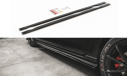Maxton Design VW-GO-7F-GTI-TCR-SD1T Side Skirts Diffusers Volkswagen Golf GTI TCR MK7.5 | ML Performance UK Car Parts