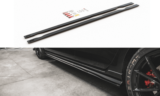 Maxton Design VW-GO-7F-GTI-TCR-SD1T Side Skirts Diffusers Volkswagen Golf GTI TCR MK7.5 | ML Performance UK Car Parts