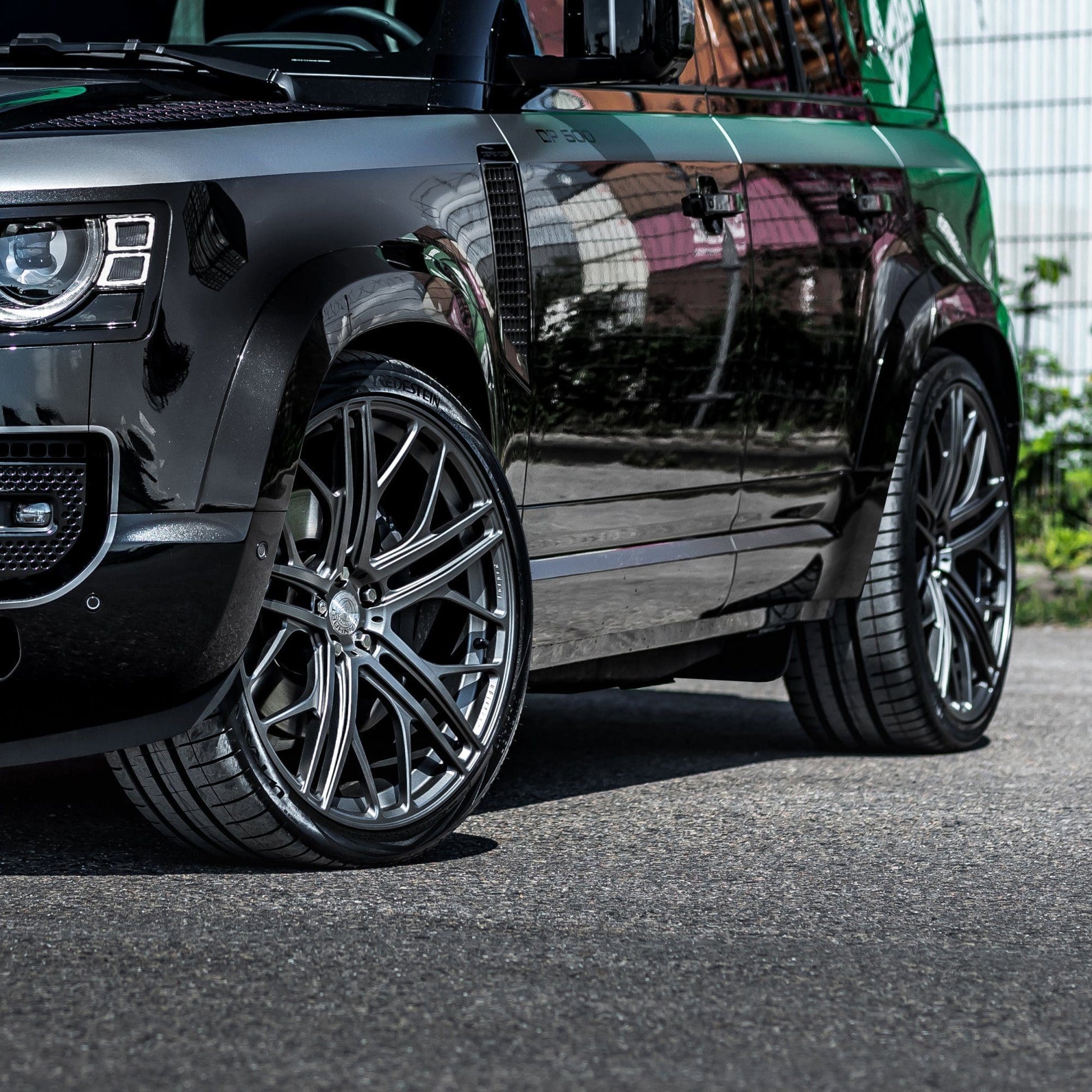 MANHART MHRDEFFL22105 FORGED LINE RIM SET FOR LAND ROVER DEFENDER  LIGHT GREY