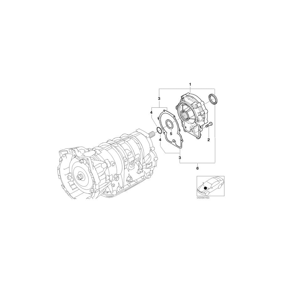 Genuine BMW 24137508904 E53 O-Ring (Inc. X5 3.0d & X5 3.0i) | ML Performance UK