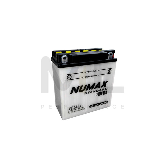 YB5L-B Numax Motorcycle Battery 12V 5Ah YB5LB | Car Batteries UK | ML Performance Car Parts