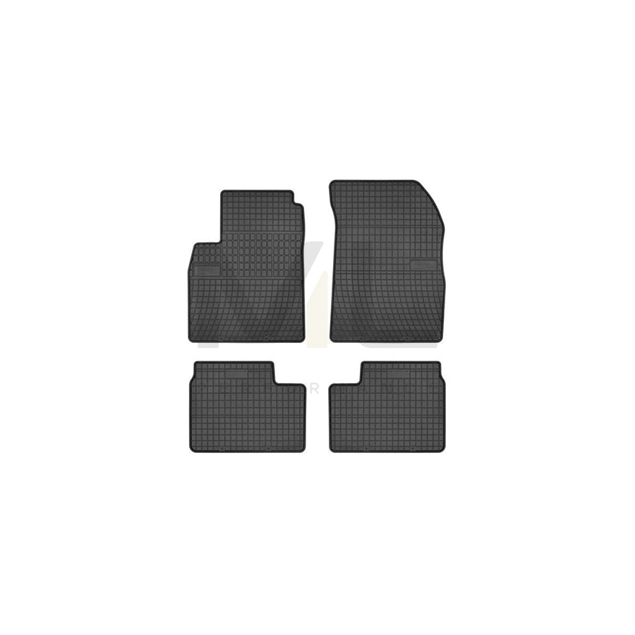 FROGUM Tailored 0451 Floor mat set for NISSAN Micra IV Hatchback (K13) Elastomer, Front and Rear, Quantity: 4, Black | ML Performance Car Parts