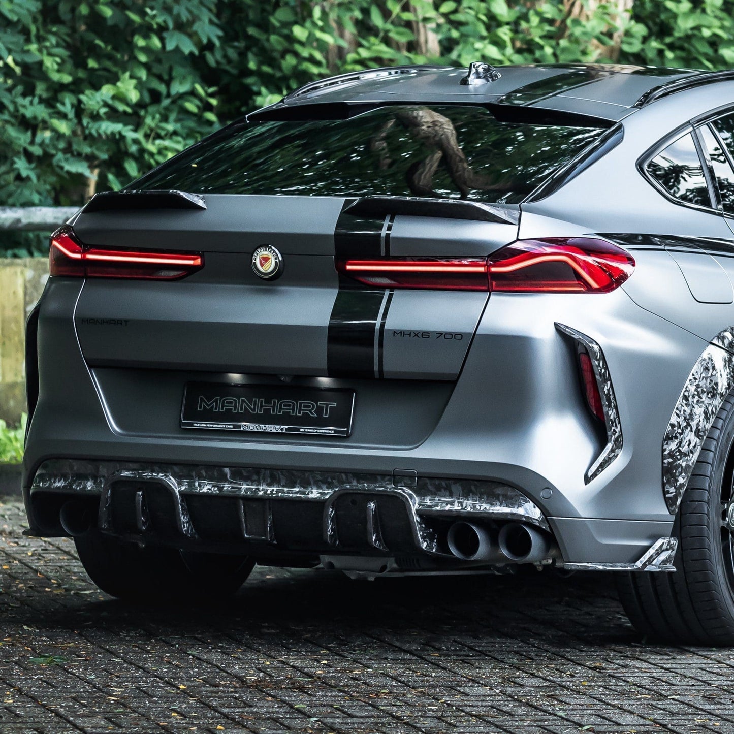 MANHART MH3F9611005 FORGED CARBON REAR DIFFUSER FOR BMW F96 X6M (COMPETITION)