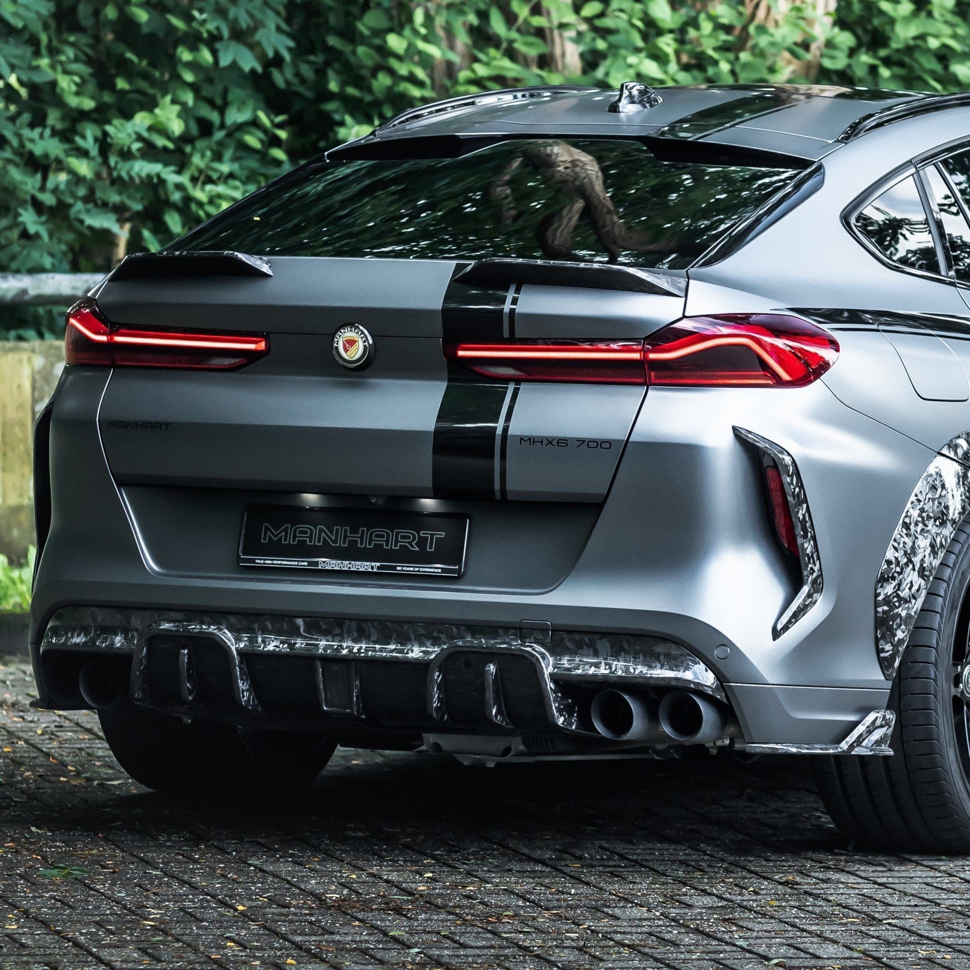 MANHART MH3F9611005 FORGED CARBON REAR DIFFUSER FOR BMW F96 X6M (COMPETITION)