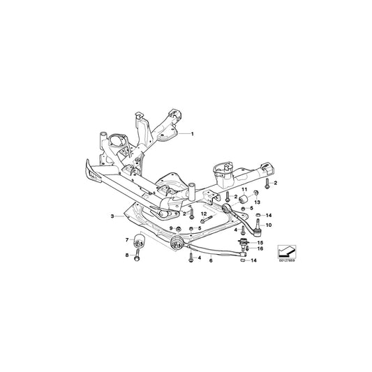 Genuine BMW 31101095656 E53 Reinforcement Plate (Inc. X5 4.4i, X5 3.0d & X5 3.0i) | ML Performance UK