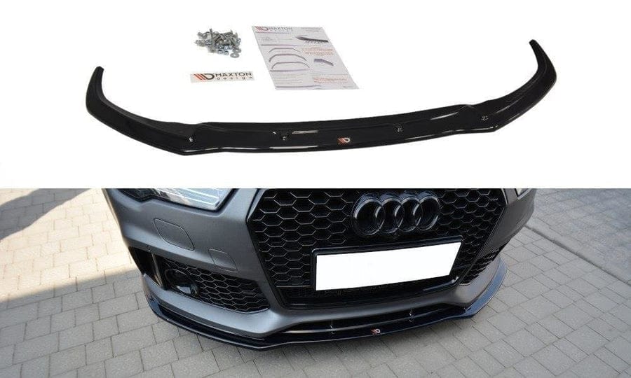 Maxton Design AU-RS7-1F-FD1T Front Splitter V.1 Audi RS7 C7 FL | ML Performance UK Car Parts