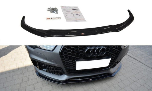 Maxton Design AU-RS7-1F-FD1T Front Splitter V.1 Audi RS7 C7 FL | ML Performance UK Car Parts
